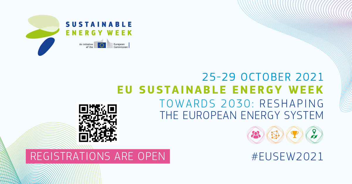 EUSEW 2021 will take place from 25 to 29 October