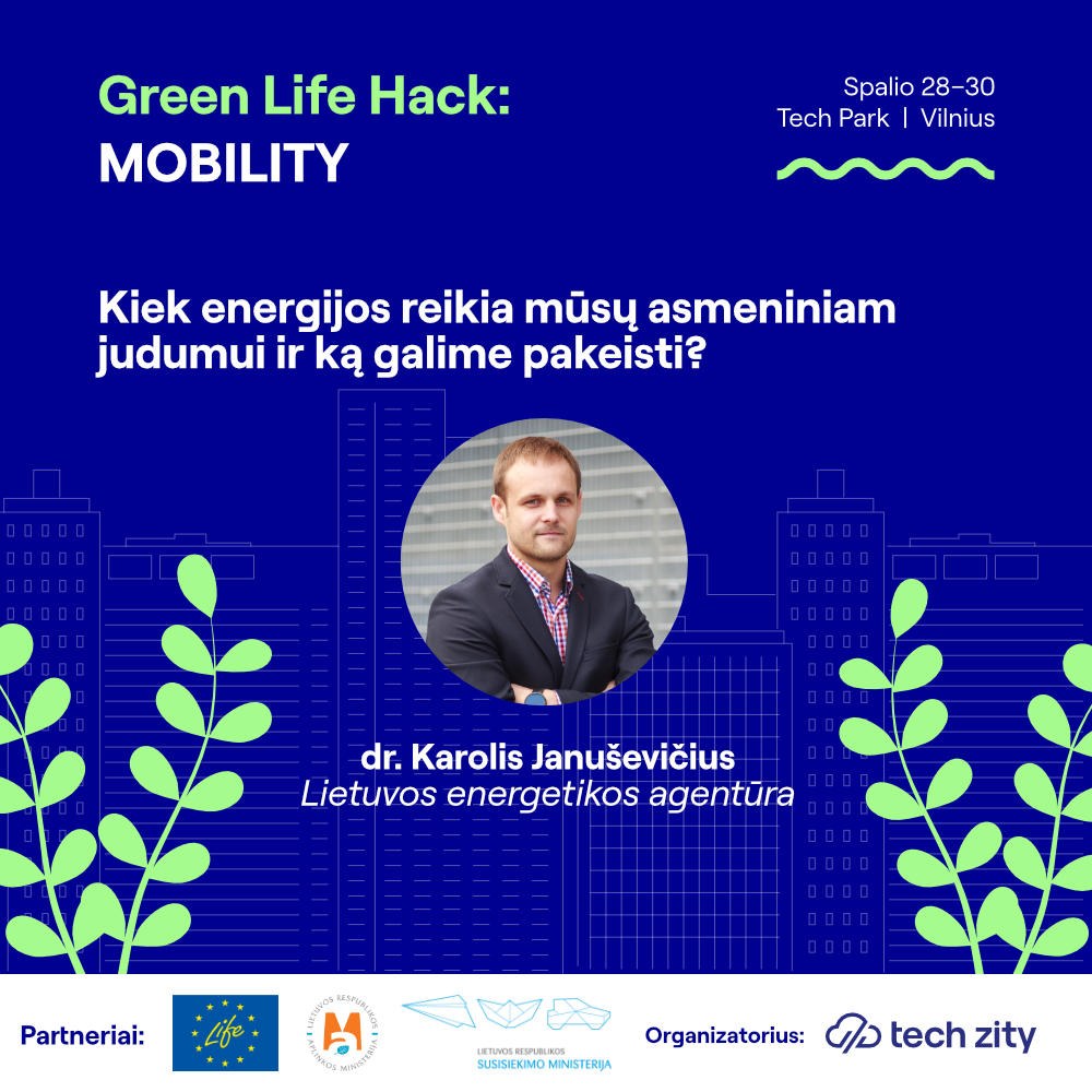 LIFE IP EnerLIT event: Green Life Hack: Mobility 
