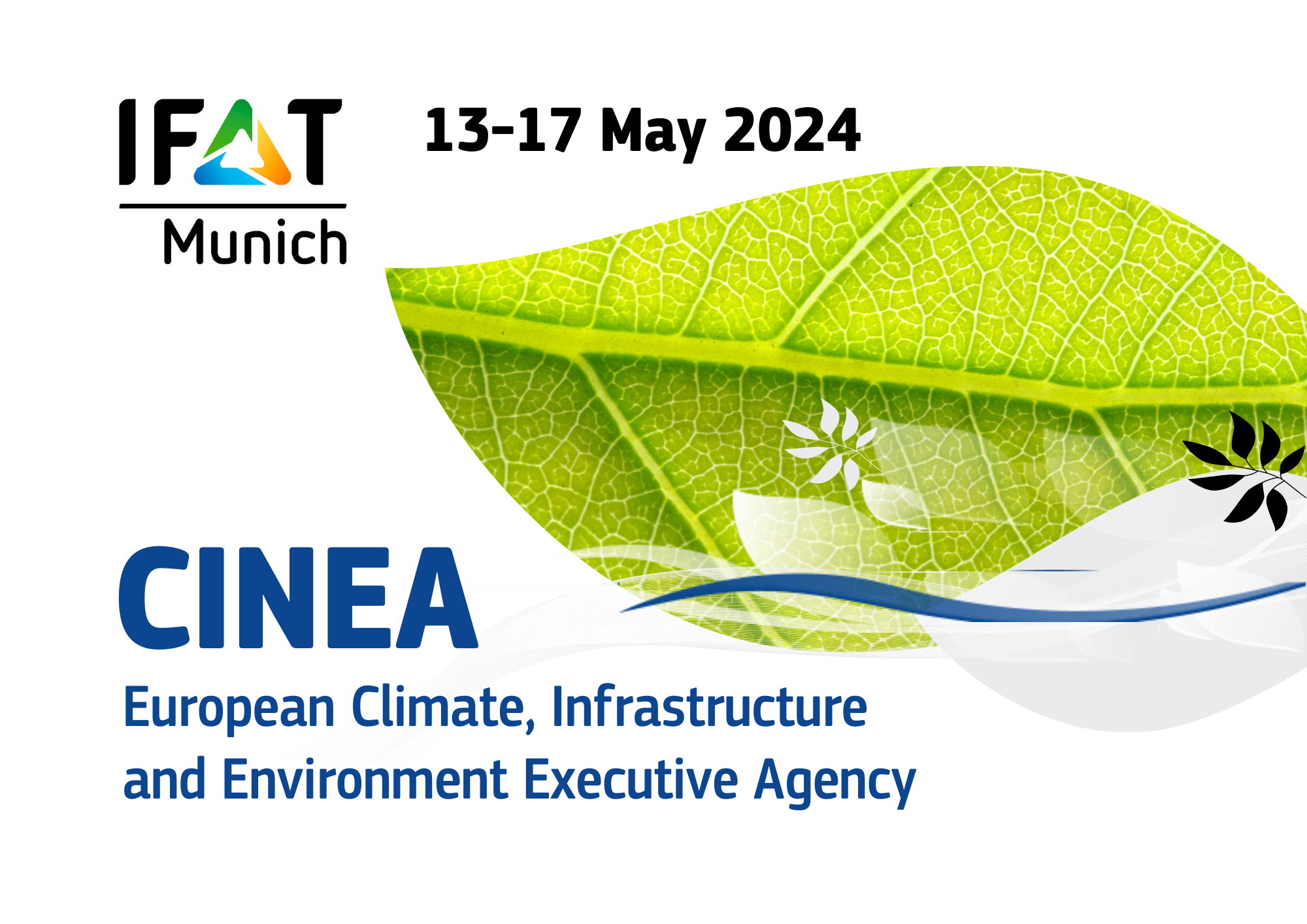 Meet CINEA at IFAT from 13 to 17 May in Munich