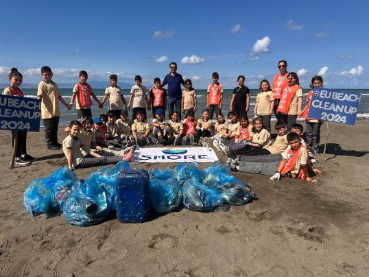 Shore project at EUBeachCleanup initiative