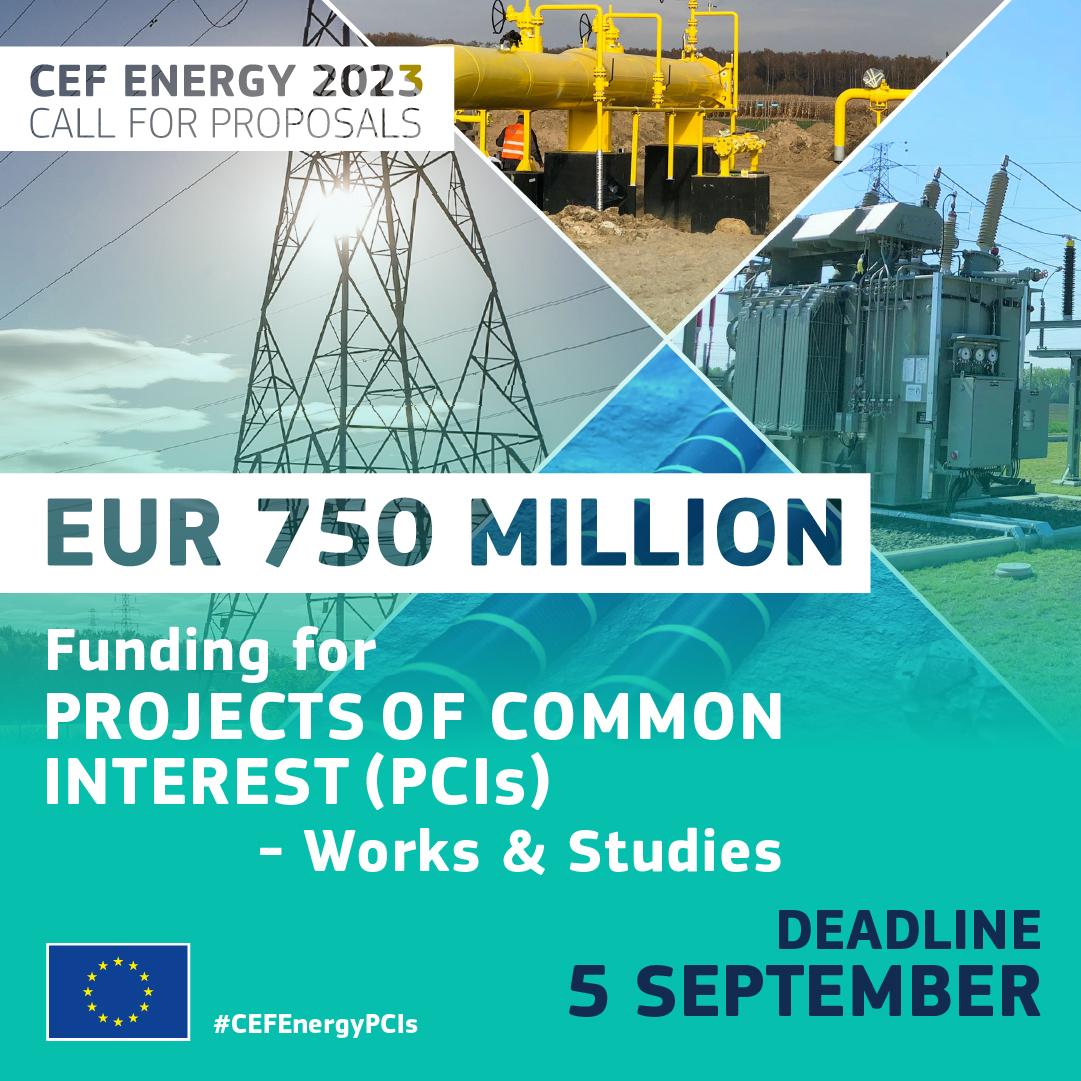 CEF Energy launches €750 million call for energy infrastructure projects