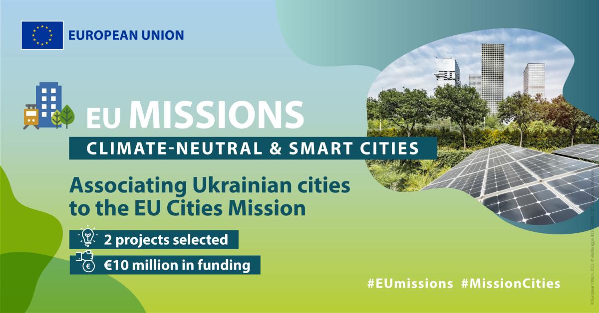 Horizon Europe: Commission doubles support for Ukrainian cities in the EU Cities Mission