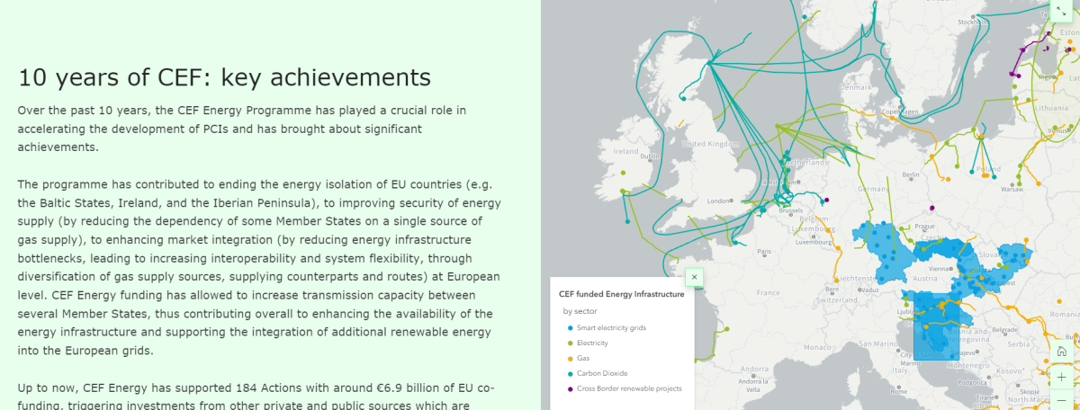 CEF Energy: new interactive publication showcases positive impact of CEF in modernising European energy infrastructure