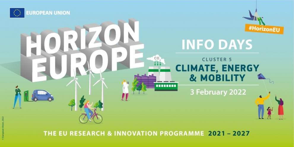 Horizon Europe Info Days for Cluster 5 - Climate, Energy, Mobility
