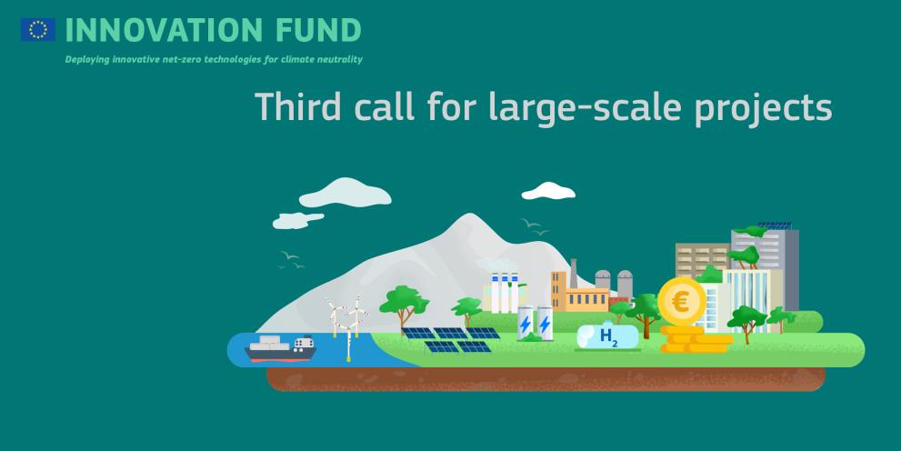 Innovation fund third call for large scale projects