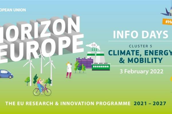 Horizon Europe Info Days for Cluster 5 - Climate, Energy, Mobility