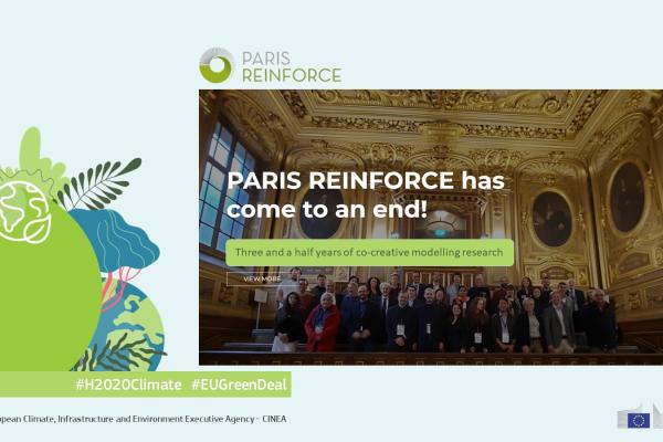 PARIS REINFORCE - How science is supporting design of climate policies